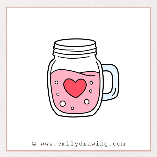 Preview of Mason Jar drawing